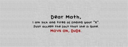 Dear Math Fb Cover Facebook Covers